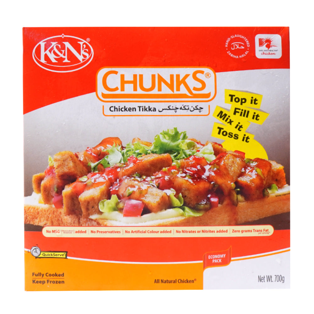 K&N'S CHUNKS CHICKEN TIKKA 700 GM