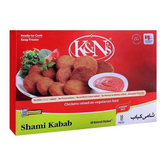 K&N'S SHAMI KABAB ECONOMY PACK 18 PCS 648 GM