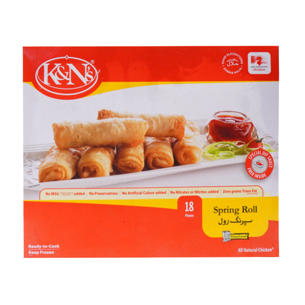 K&N'S CHICKEN SPRING ROLL 18 PCS 630 GM