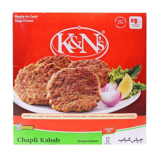 K&N'S CHAPLI KABAB 12 PCS 900 GM
