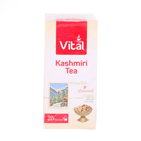 VITAL KASHMIRI TEA PISTACHIO AND ALMOND 25 BAGS 75 GM