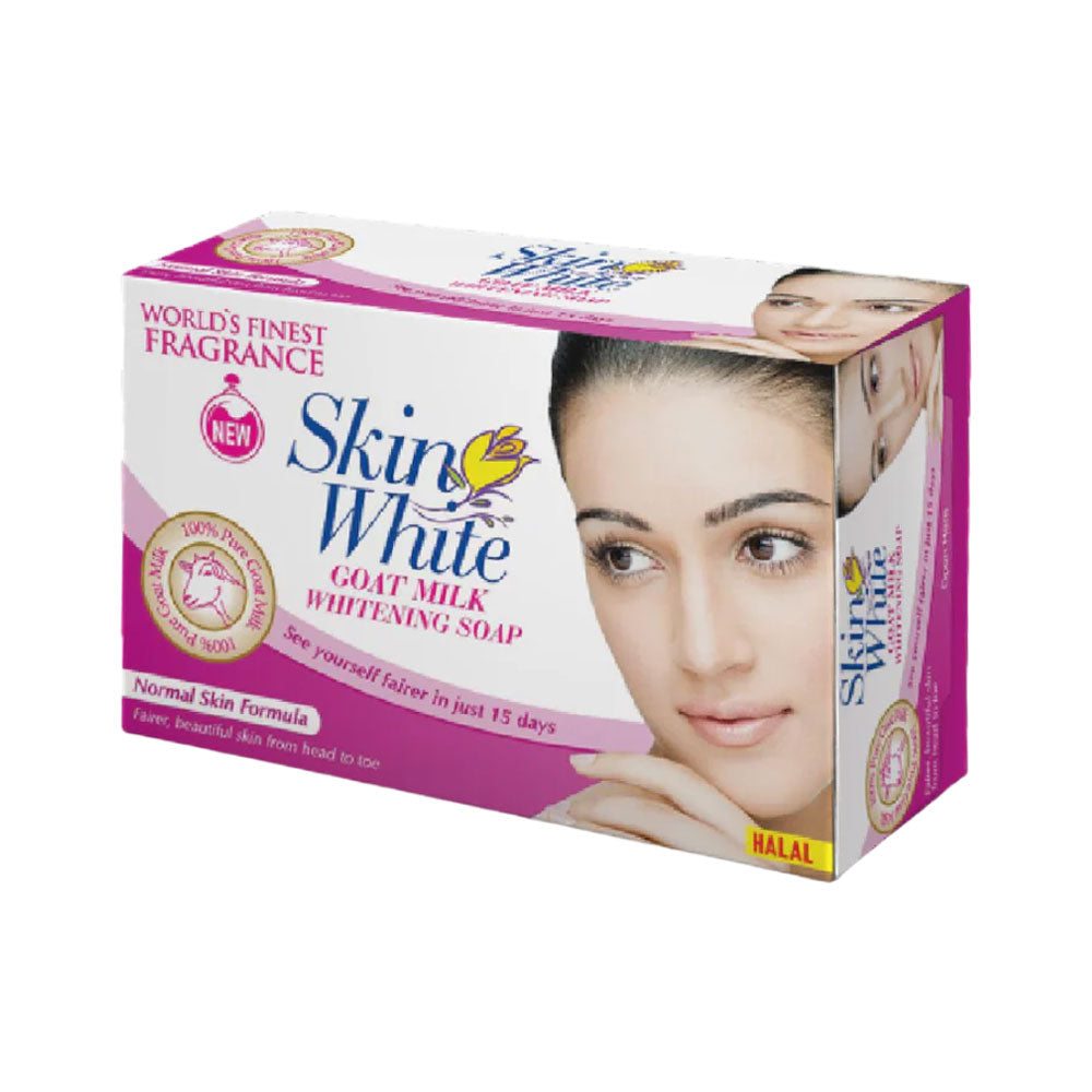 SKIN WHITE GOAT MILK WHITENING SOAP NORMAL SKIN 75GM
