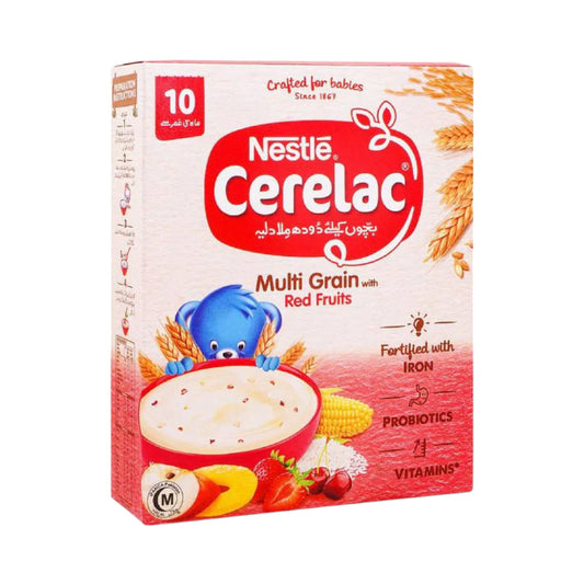 NESTLE CERELAC RED FRUITS 175 GM FROM 10MONTHS