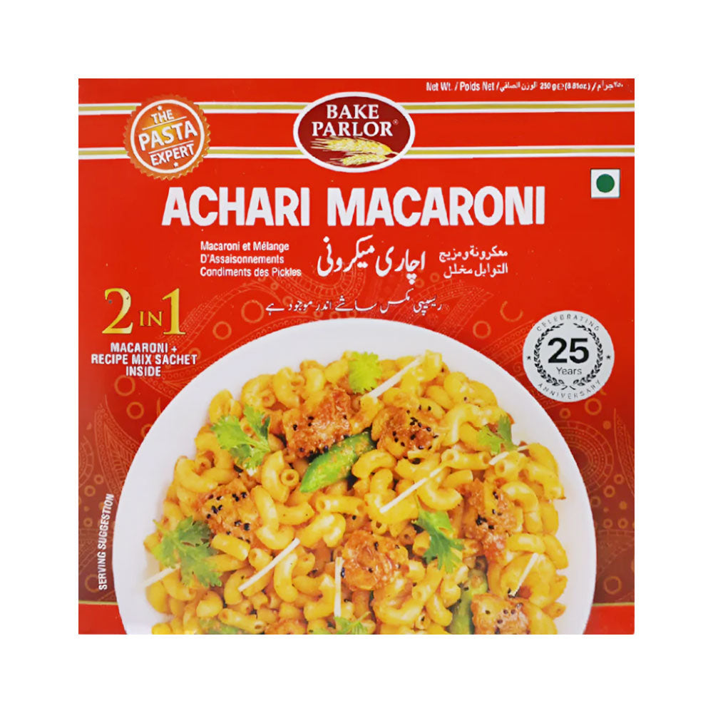 BAKE PARLOR ACHARI MACARONI 250 GM