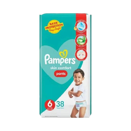 PAMPERS PANTS  EXTRA LARGE 6NO 14-19KG 38PCS