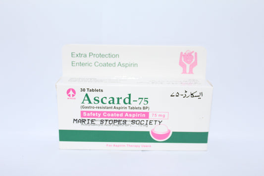 ASCARD TABLET 75 MG 3X10S