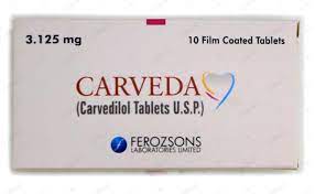 CARVEDA TABLET 3.125MG 1X10S