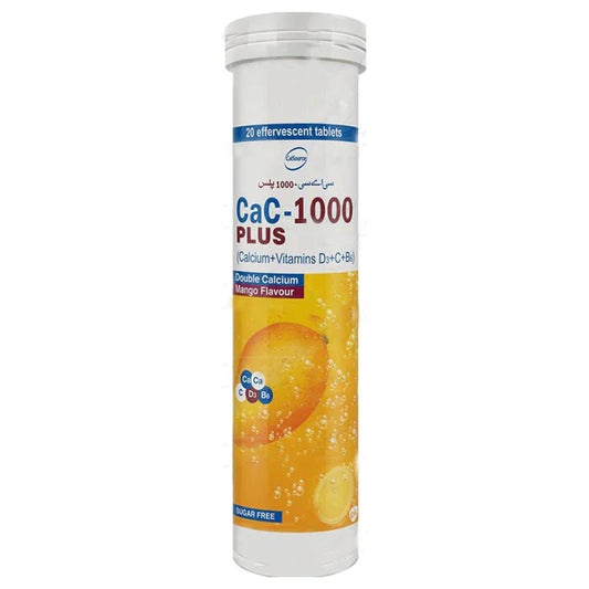 CAC1000 PLUS TABLET MANGO 1X20S 1S