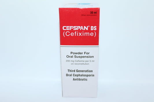 CEFSPAN SUSPENSION DS 200MG 30ML 1S