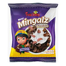 FUNCHIES MINGLIZ CHOCO BITES 150g BOX