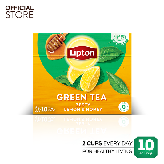 LIPTON GREEN TEA ZESTY LEMON & HONEY 10S