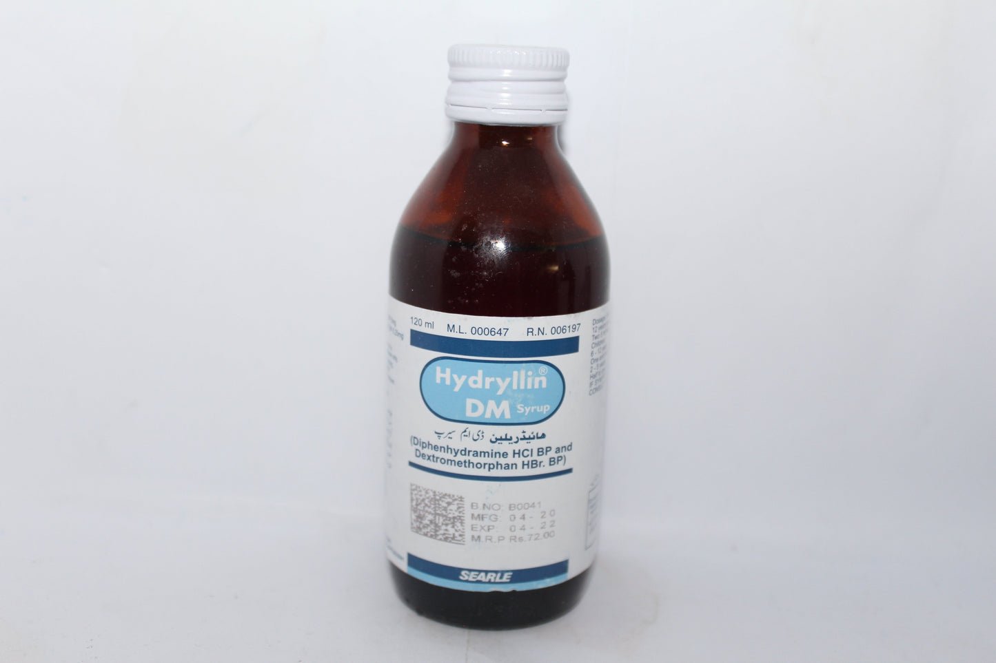 HYDRYLLIN DM SYRUP 120ML 1S