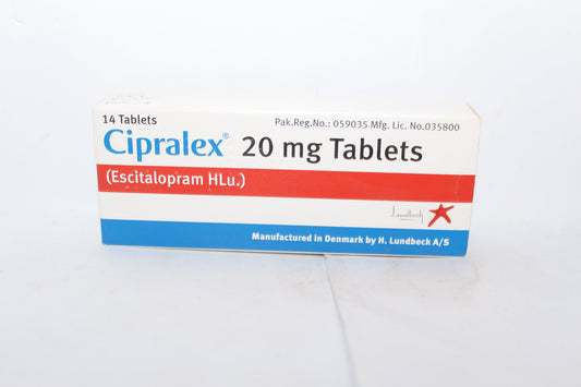 CIPRALEX 20MG TABLET 14S
