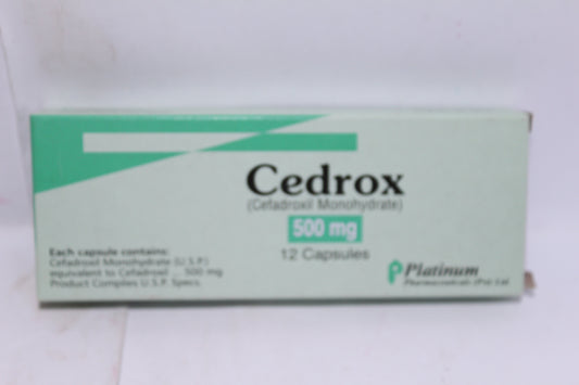 CEDROX 500MG CAPSULE 2X6S