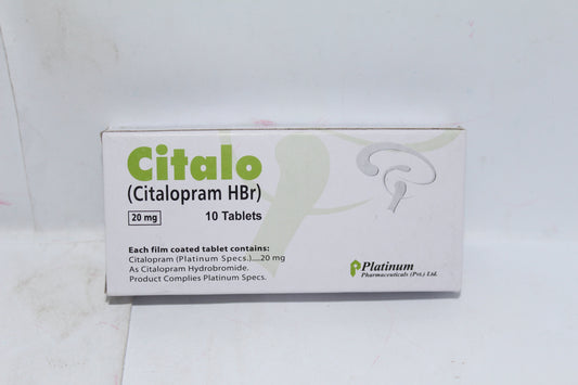 CITALO TABLET 20 MG 10S