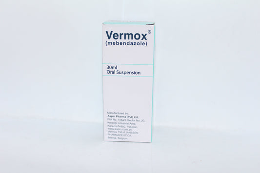 VERMOX SUSPENSION 100MG 30ML 1S
