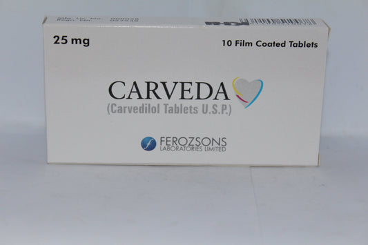 CARVEDA TABLET 25 MG 10S