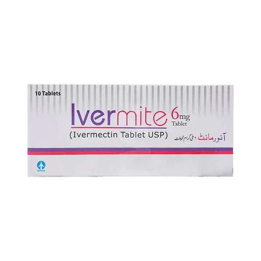 IVERMITE 6 MG TABLET 1X10S