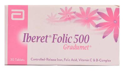 IBERET FOLIC-500 30 TABLET 1S