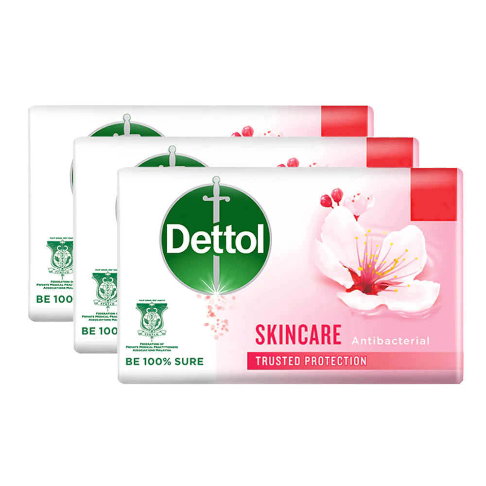DETTOL SKINCARE SOAP 3X1  85G