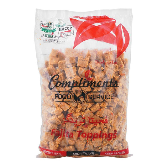 MENU COMPLIMENTS VALUE TOPPINGS FAJITA 500G BAG