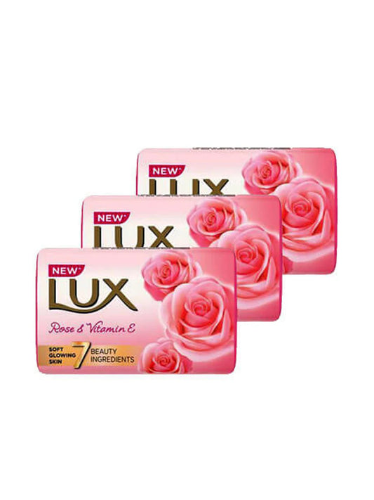 LUX ROSE GLOW SOAP 3X1, 128G