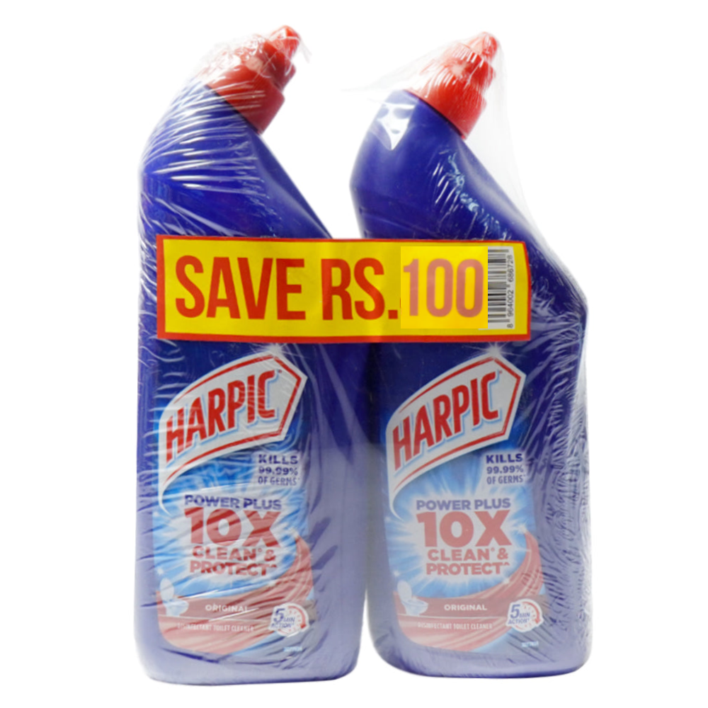 HARPIC TOILET CLEANER ORIGINAL 1+1 750ML PROMO PACK