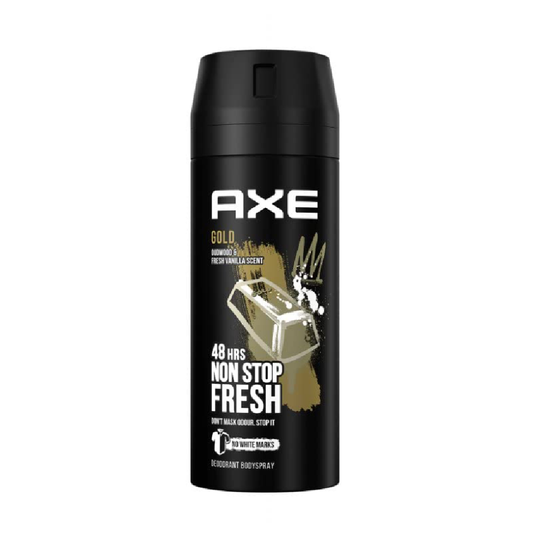 AXE DEODORANT GOLD OUD WOOD DARK VANILLA FRESH 150 ML
