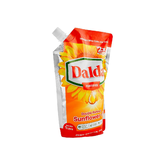 DALDA SUNFLOWER OIL STAND UP POUCH 1 LTR