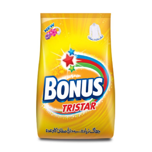 BONUS TRI STAR DETERGENT POWDER 3KG