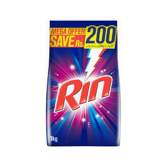 RIN WASHING POWDER NEW AND POWER SAVE PACK RS200 1 KG
