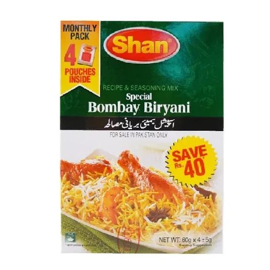 SHAN BIRYANI MASALA MONTHLY PACK 4X50 GM