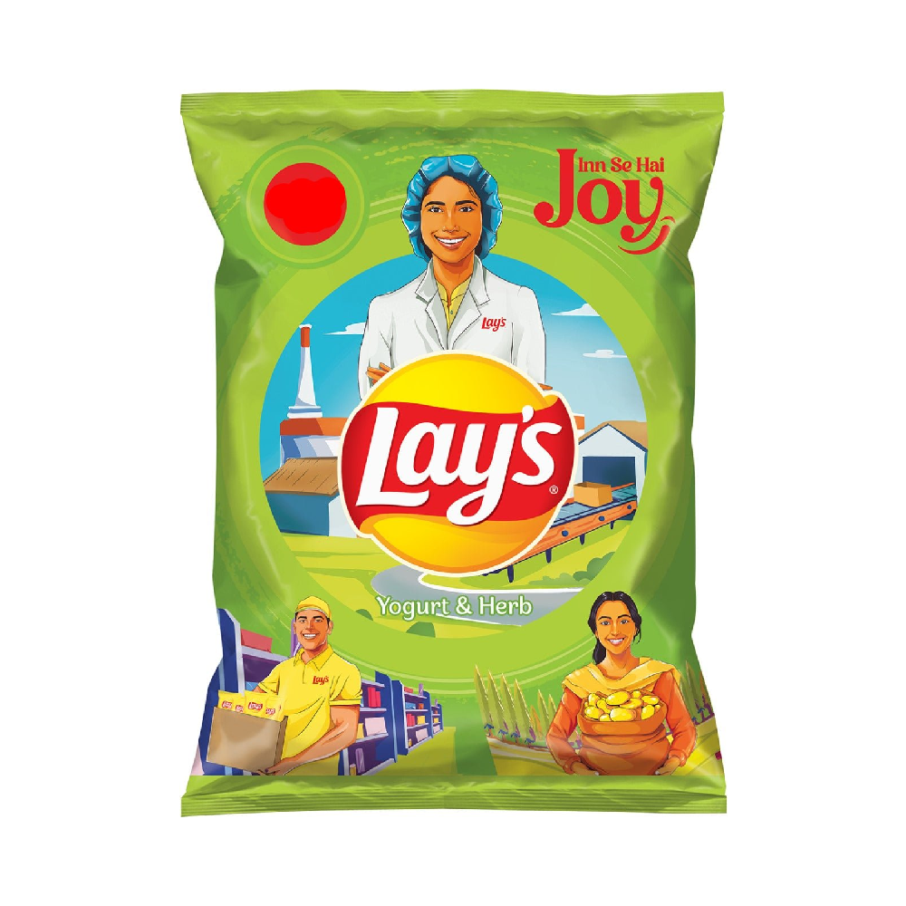 LAYS YOGURT & HERB CHIPS 18 GM