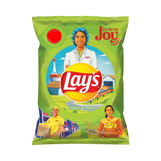 LAYS YOGURT & HERB CHIPS 18 GM