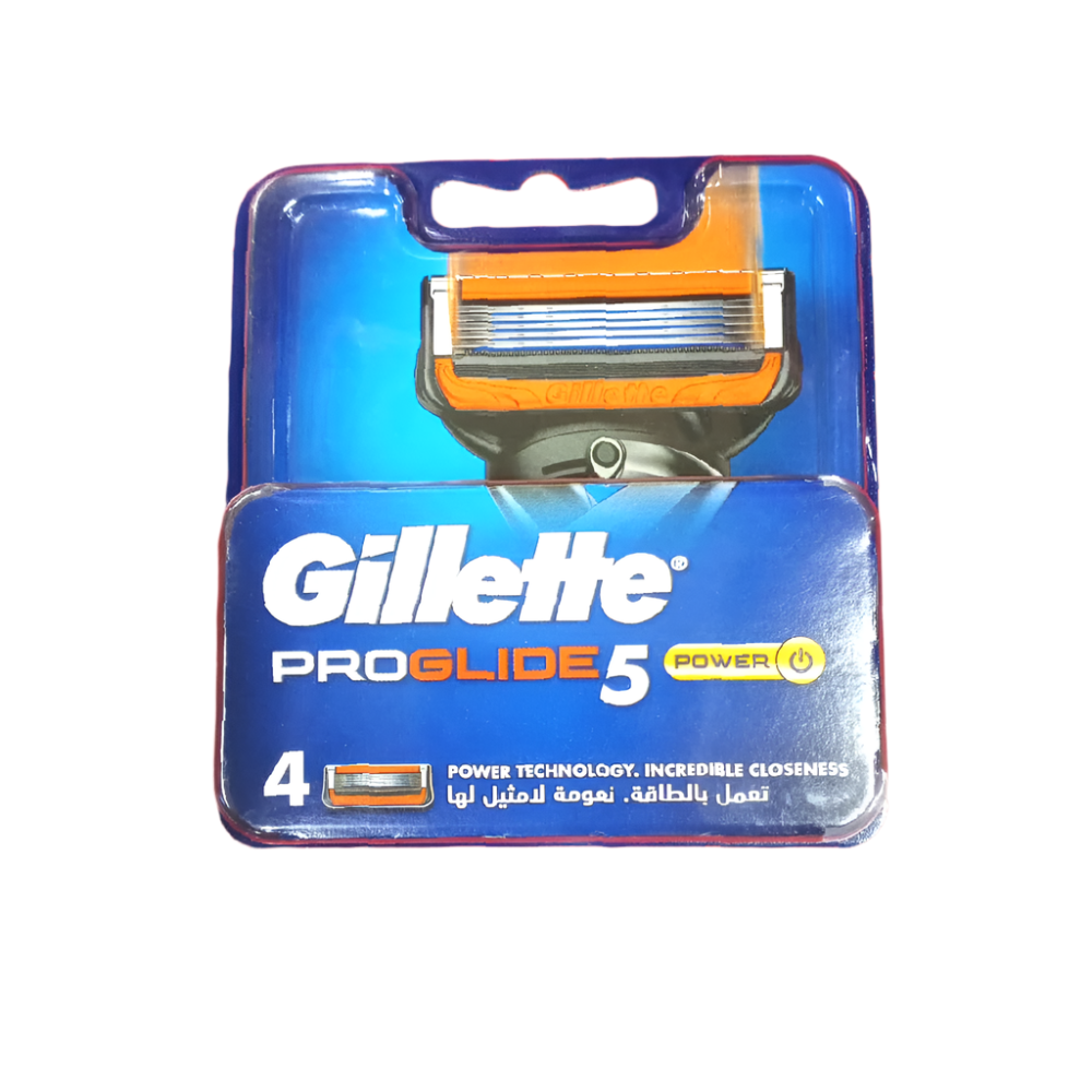 GILLETTE FUSION PROGLIDE POWER 4 PC