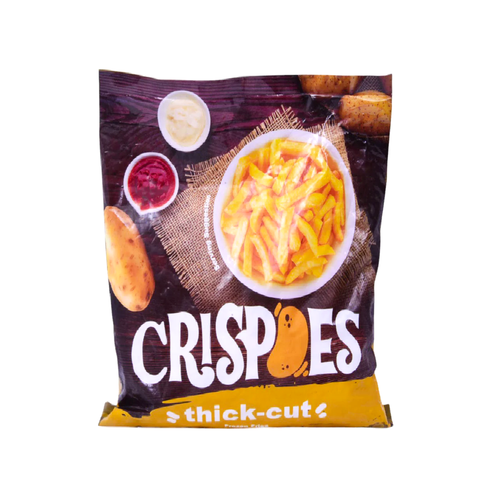 CRISPOES FRIES THICK CUT 900 GM