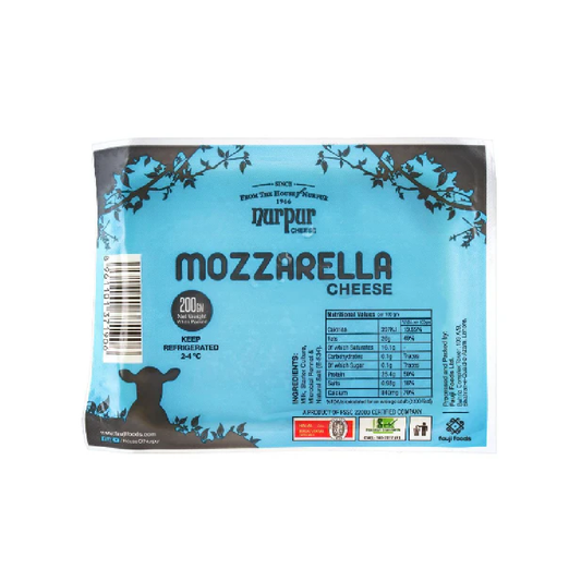 NURPUR MOZZARELLA CHEESE BLOCK 200GM