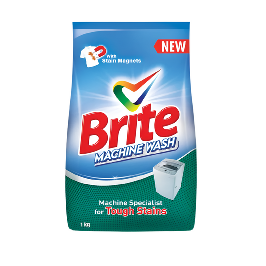 BRITE WASHING POWDER MACHINE WASH 1 KG