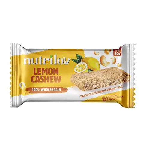 Nutrilov granola bars lemon cashew 45g