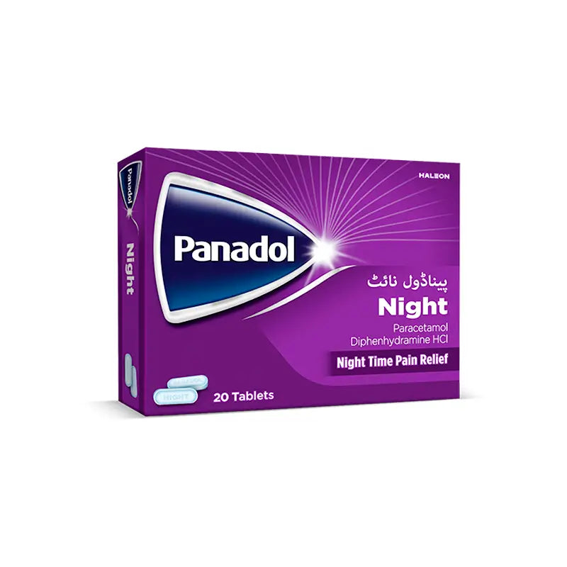 PANADOL NIGHT 500MG / 25MG TABLETS 2X10S