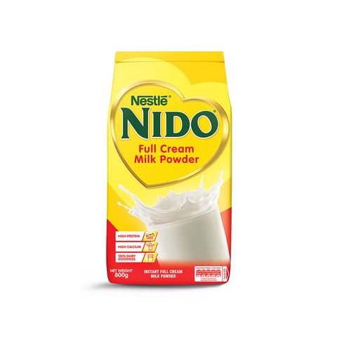 NESTLE NIDO FULL CREAM MILK POWDER  POUCH 800g