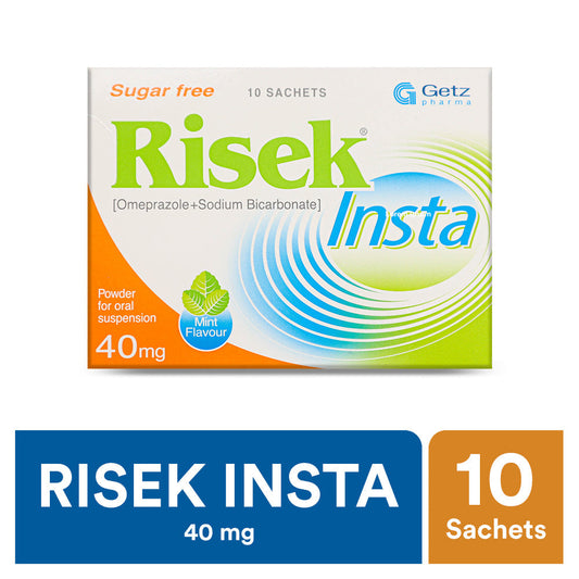 RISEK INSTA POWDER 40MG 1X10S