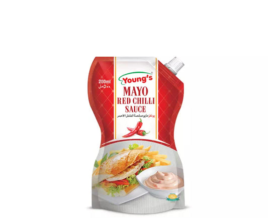 YOUNGS REAL MAYONNAISE RED CHILLI 200ML