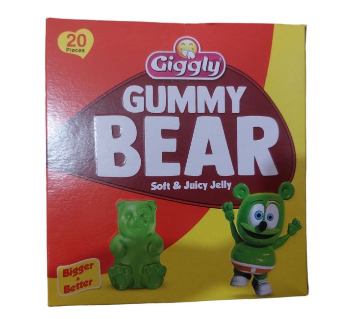 GIGLGY GUMMY BEAR (RS 10) 20Pcs