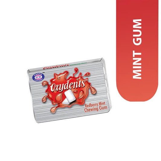 OXYDENTs CHEWING GUM REDBERRY 8s