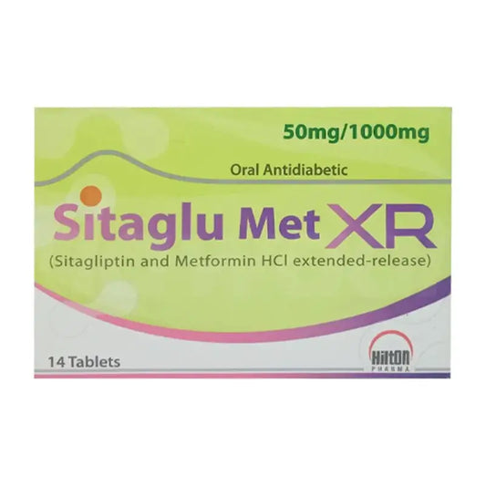 SITAGLU MET XR 50MG/1000MG TABLET 4X7S
