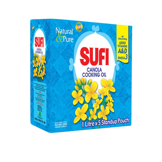 SUFI CANOLA COOKING OIL POUCH 1*5
