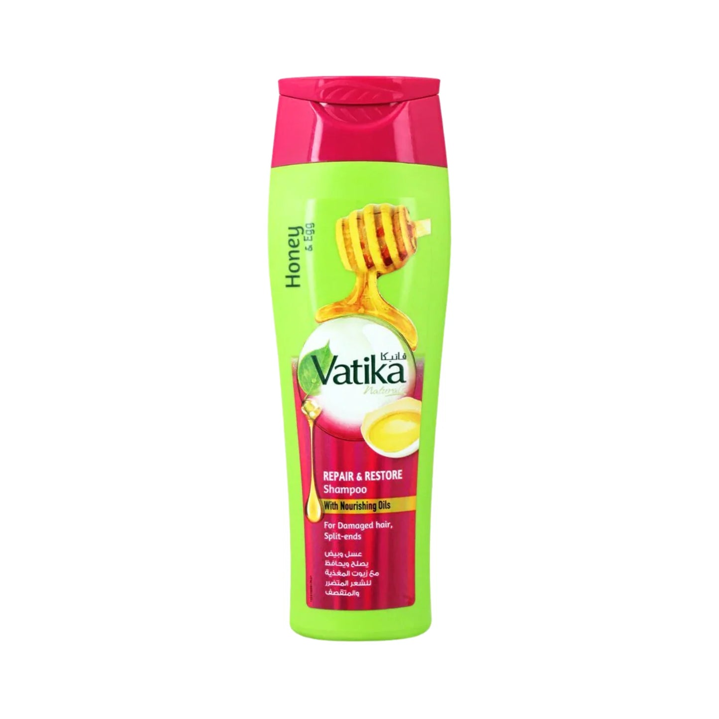 VATIKA NATURALS  HONEY & EGG REPAIR & RESTORE  SHAMPOO 360ML