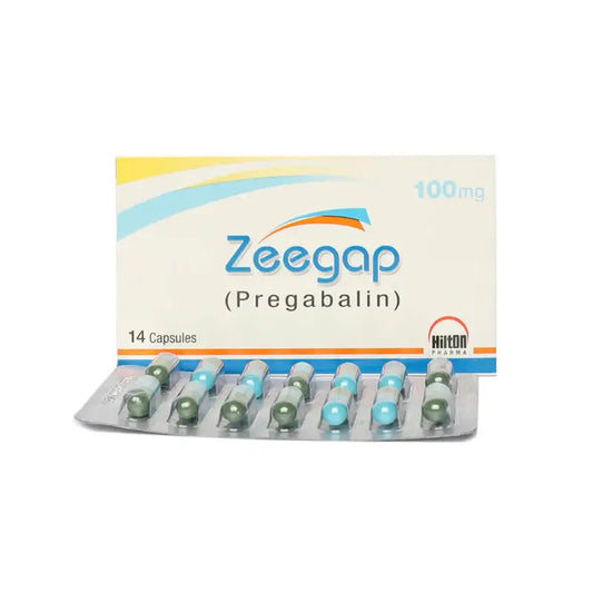 ZEEGAP CAPSULE 100MG 2X14S