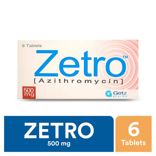 ZETRO 500MG TABLET 6S